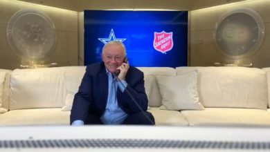 Jerry Jones no dia do Draft do Cowboys