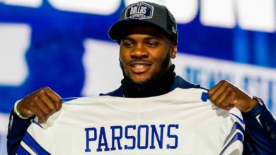 Micah Parsons escolheu o número 11 para ser a numeração de sua jersey com o Dallas Cowboys