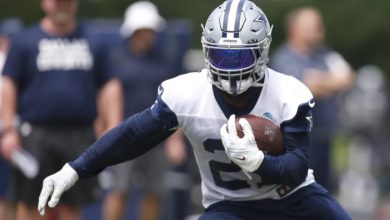 Ezekiel Elliott parece estar em forma nesta offseason