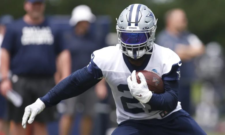 Ezekiel Elliott parece estar em forma nesta offseason